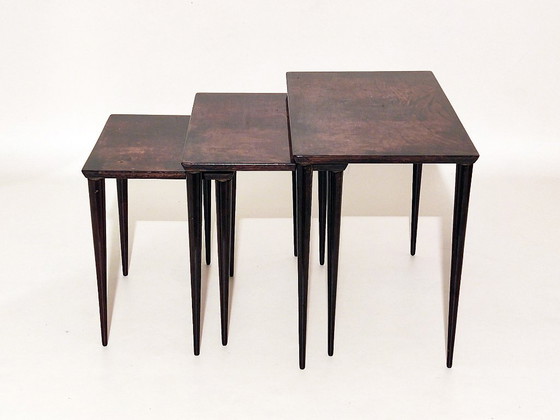 Tables d'appoint Aldo Tura « Tables gigognes » – TURA Milano Italia, Wood (photo 8 of 23)