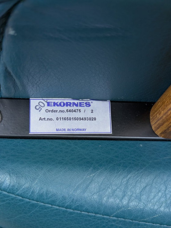 Image 1 of Stressless leren fauteuils van Ekornes, Noorwegen, 1980, set van 2