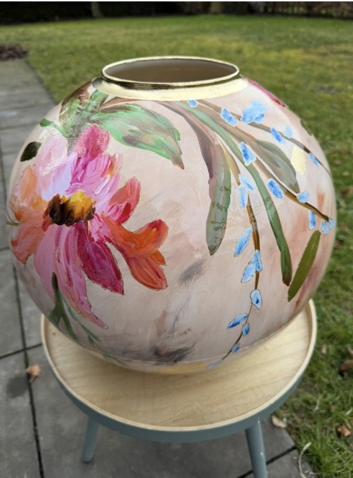 VIBE Art neue handbemalte Vase XL