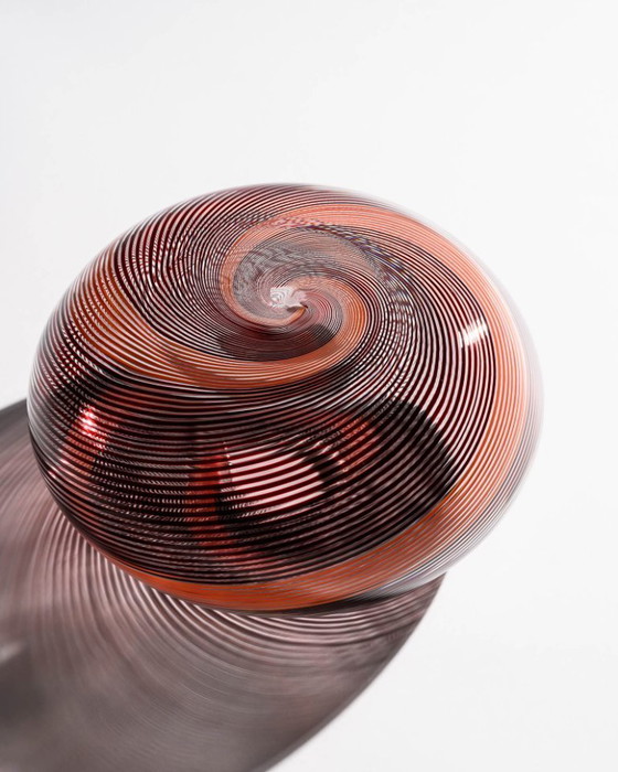 Image 1 of Rosenthal Glasstudio “Fadenglas” Vase – Mario Colelli & Hertha Bengtson · Limited Edition, Germany