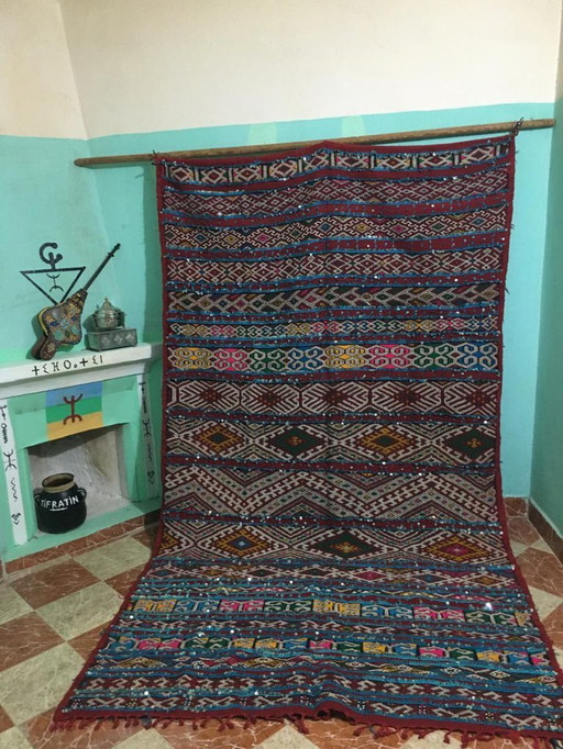 Grand Vintage Boujad, Berber Rug 5MX2.5