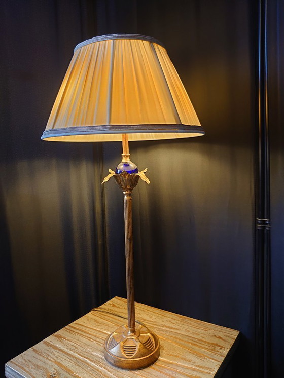 Image 1 of Vintage Hollywood Regency table lamp