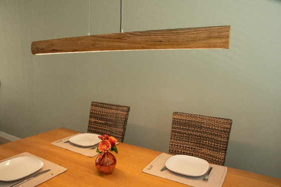 Ovale hanglamp 125 – Hanglampen, Wood, Iron (photo 4 of 5)