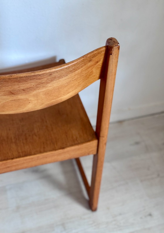 Sedia da orchestra vintage Sven Markelius anni '30, Sedie da pranzo, Legno, Marrone (foto 7 di 9)