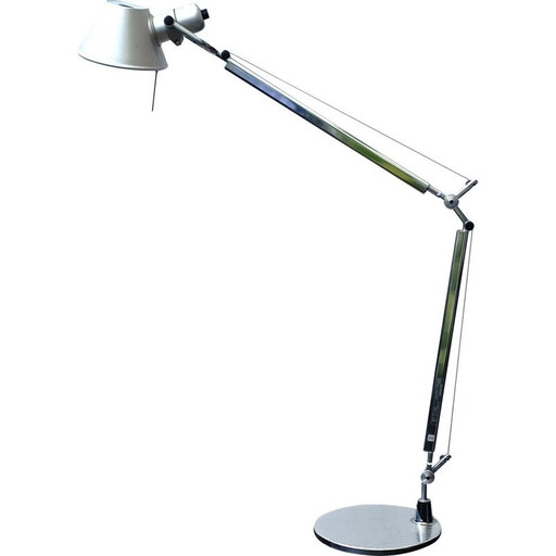 Lámpara de mesa vintage "Tolomeo" de metal cromado de Artemide