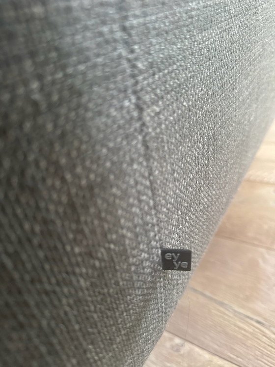 4-seater Sofa by eyye Etcetera fabric Senna 470 pencil, 3-5 seaters, Metal, Textile, Grey (photo 7 of 7)