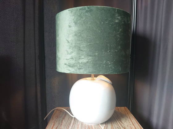 Image 1 of Vintage Herda table lamp "Apple" made of ceramic