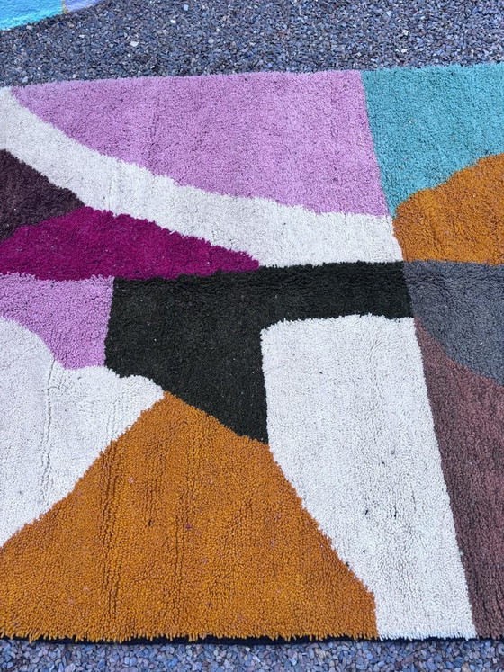 Image 1 of Handmade pure wool rug, traditional craftsmanship, size 150/250 cm