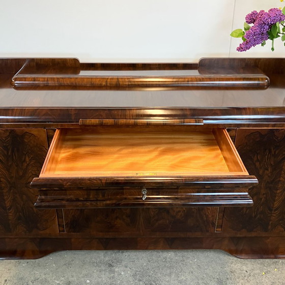 Image 1 of Art Deco buffet, walnut and burl wood, ca. 1930s