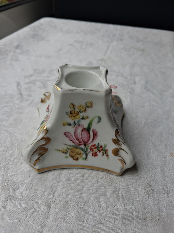 Portacandele in Porcellana Meissen – Oro (photo 6 of 11)