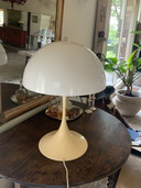 Panthella table lamp by Louis Poulson