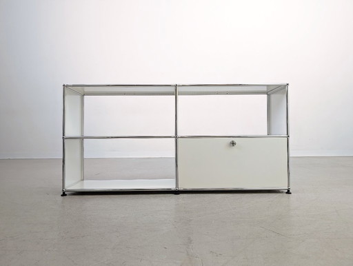 5x Original USM Haller Sideboard 2x2 pure white chest of drawers sideboard
