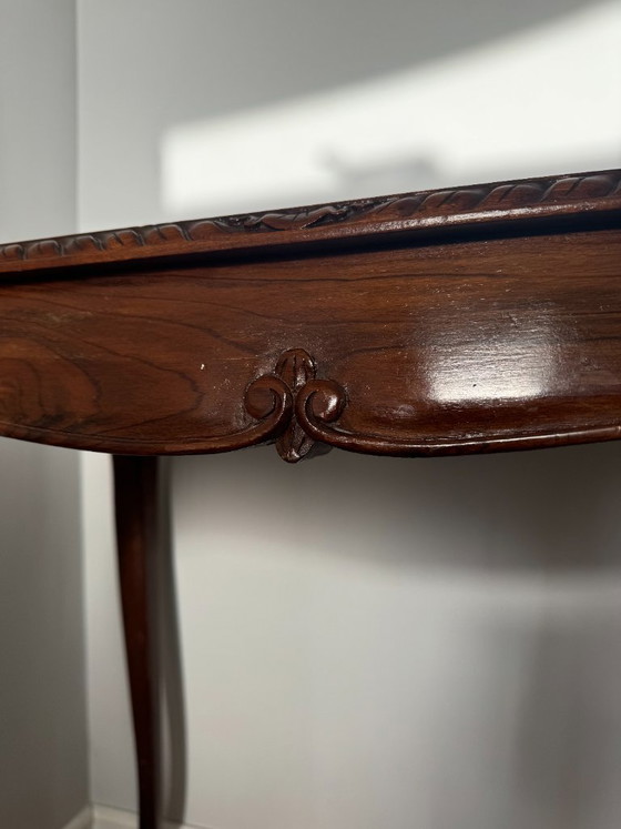 Image 1 of Konsolentisch aus Palisanderholz, italienisches Design