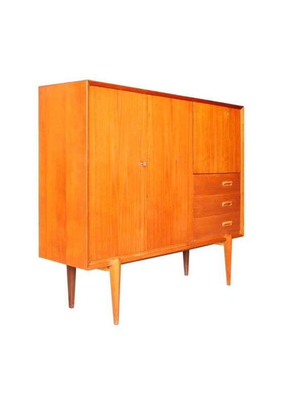 Image 1 of Hohes Sideboard im skandinavischen Stil, Van Pelt, 1960er Jahre