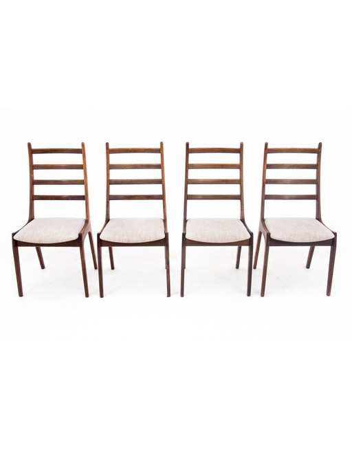 Set of 4 chairs, Danish design, 1960s.