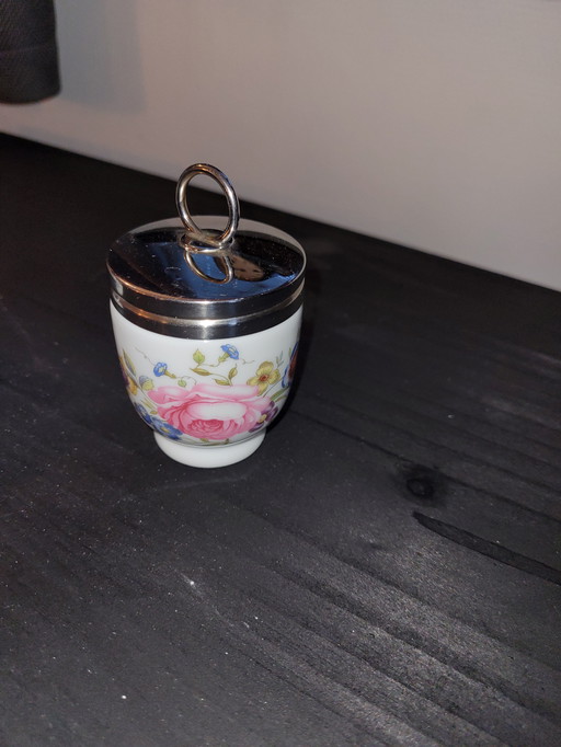 Porseleinen "egg cobblers" set van 3