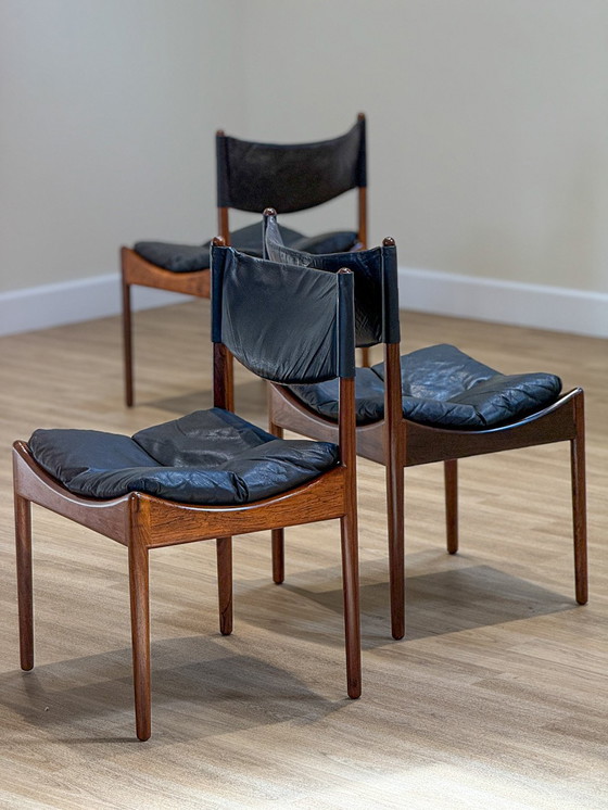 Image 1 of Table et chaises à rallonge pour salle à manger (par Kristian Solmer Vedel)