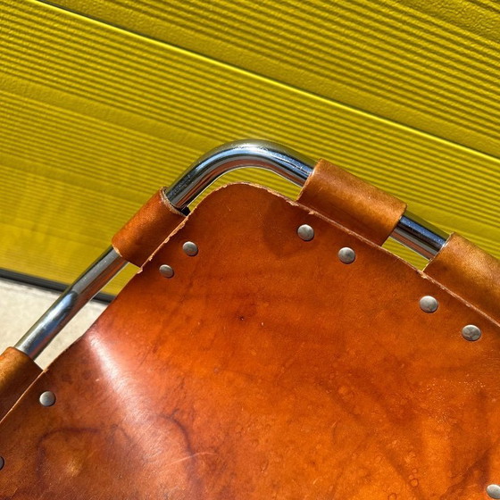 Image 1 of Vintage Les Arcs bar stool - Charlotte Perriand