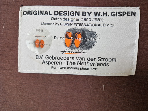 1x Gebroeders van der Stroom Dutch Origonals Gispen 413 Chair
