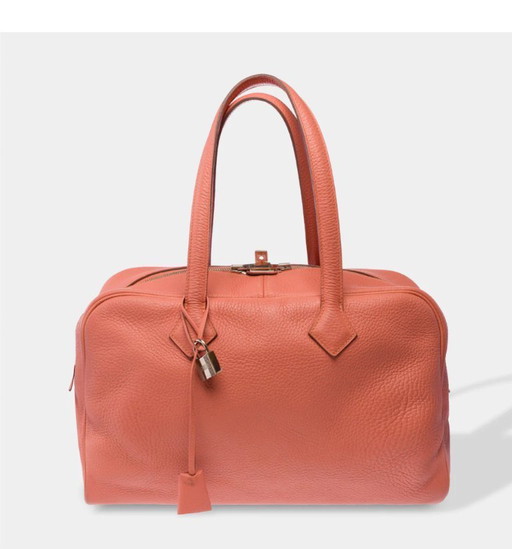 Sac Hermès Victoria en Cuir Rose - 103481