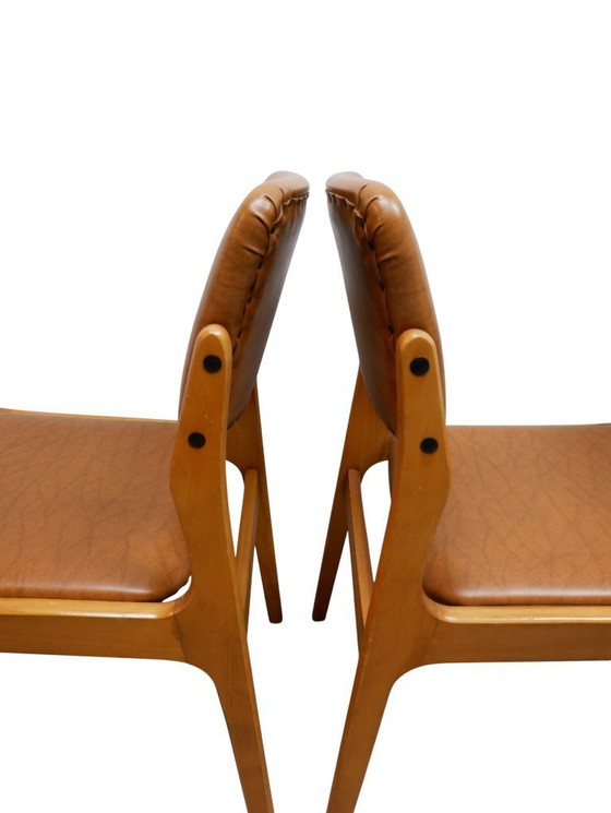 Image 1 of Set of 4 Danish vintage chairs