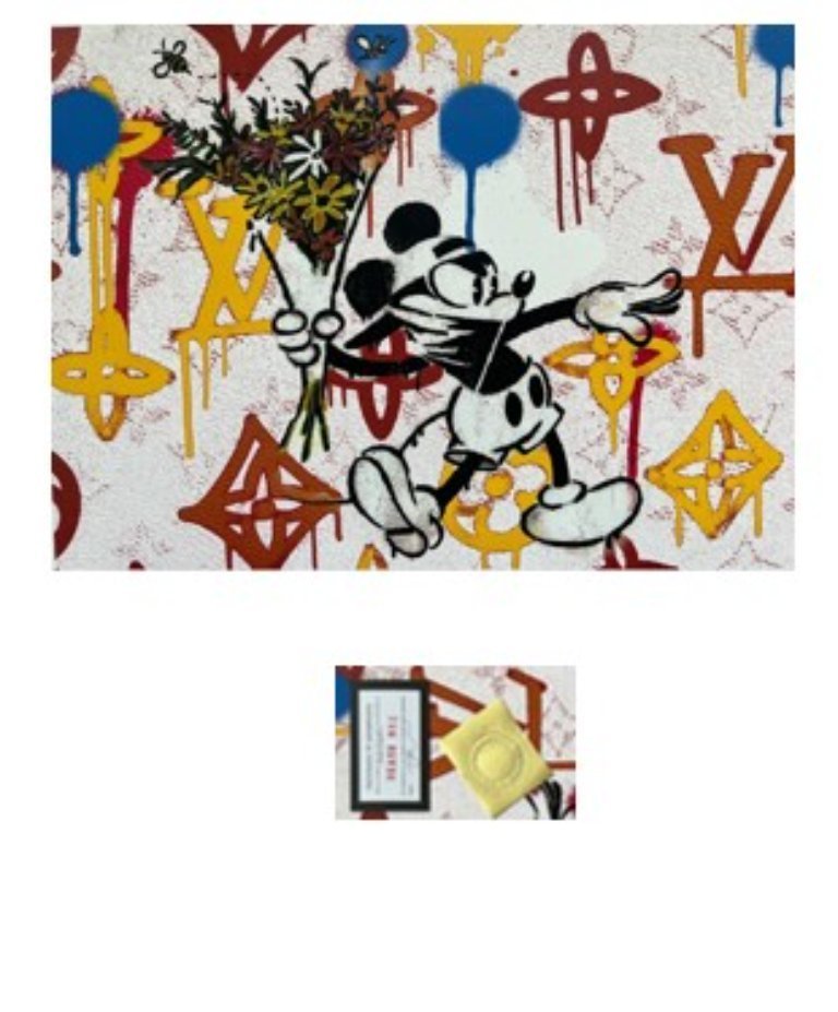 額装　Death NYC Ltd Ed ミッキーマウス　シュプリーム　LV DEATH NYC - Mickey Mouse - Louis Vuitton | €489 | Whoppah