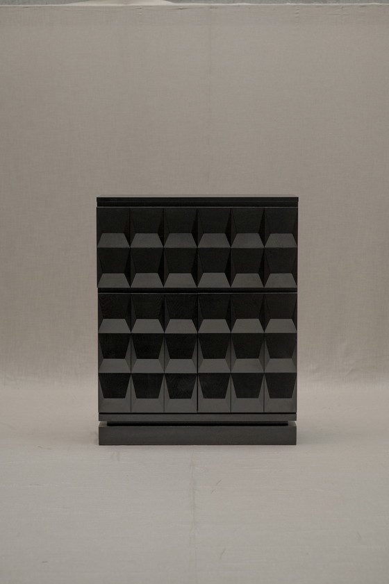 Image 1 of Brutalist Diamond Shape Cabinet