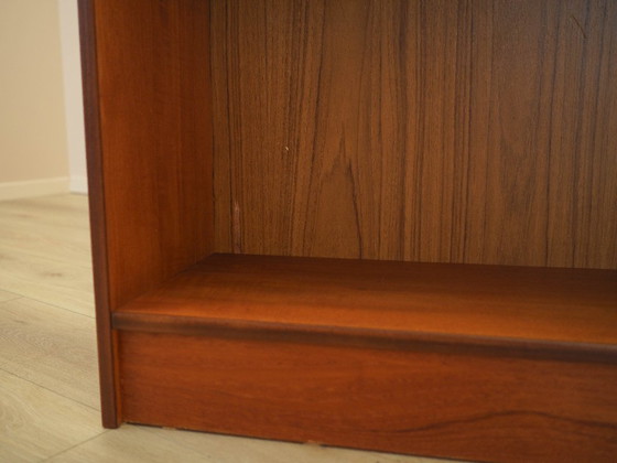 Image 1 of Librería de teca, diseño danés, década de 1970, fabricada en Dinamarca.