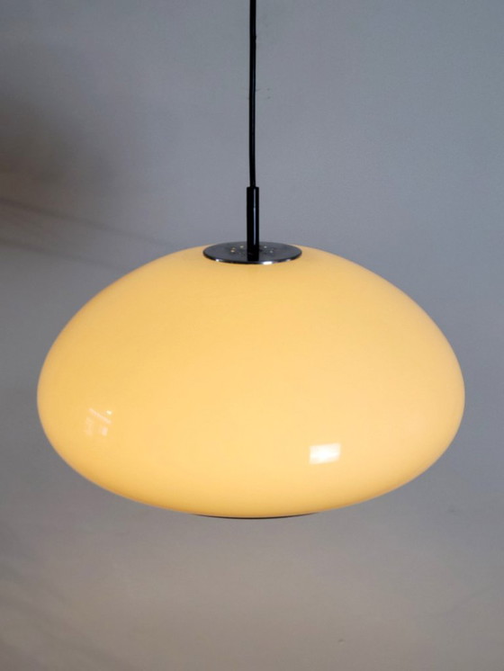 Image 1 of Vintage mushroom pendant lamp by Dijkstra