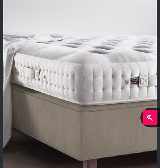 Materasso Vispring rigido 200x90, Materassi e reti, Cotone, Lana, Bianco (foto 5 di 7)