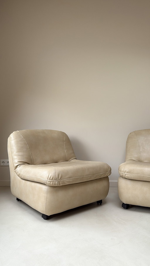 Set di due poltrone in similpelle di Jo Otterpohl per COR