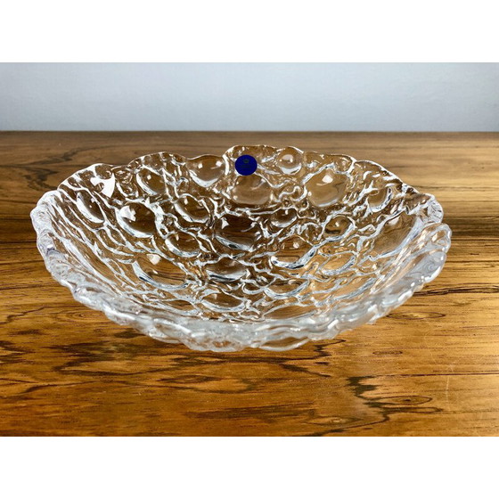 Image 1 of Vintage glass bowl by Per Lütken for Holmegaard, Denmark 1990