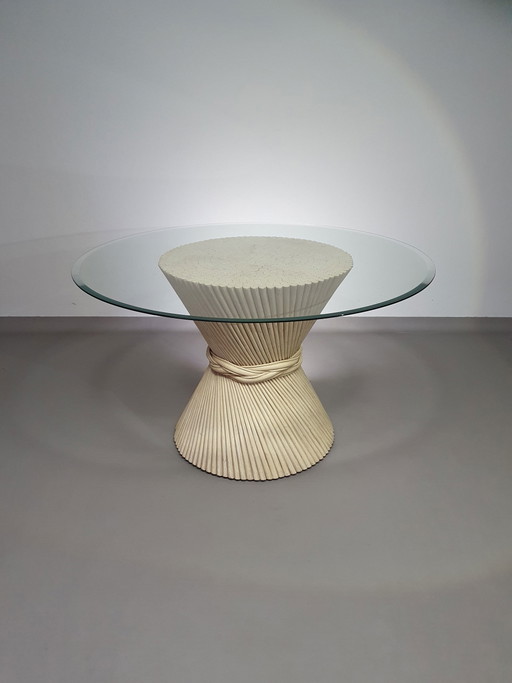 Table de salle à manger McGuire Sheaf Of Wheat Bamboe