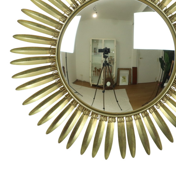 Image 1 of Miroir soleil Mid Century Deknudt