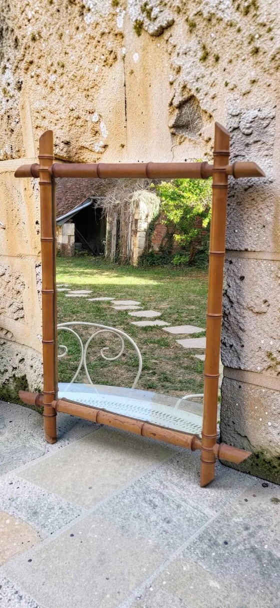 Espejo de bambú 52*65 cm – Wood, Vintage (photo 6 of 8)