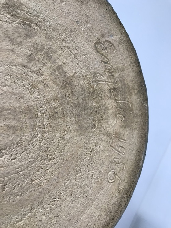 Image 1 of Pot en céramique fait main – émaillé vert foncé