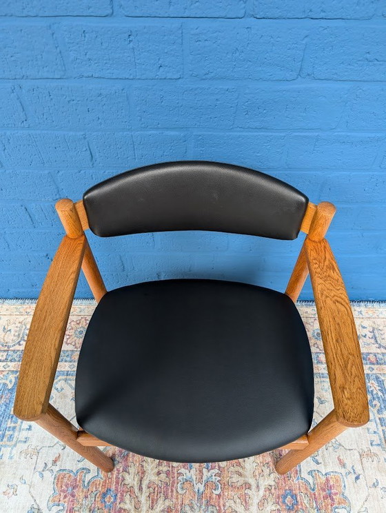 Image 1 of 1x Vintage armchair office chair, Jørgen Bækmark for FDB Møbler, 1970s