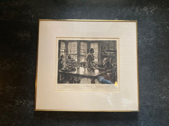 Image 1 of Tissot 1881 4 Etchings ‘The Prodigal Son’
