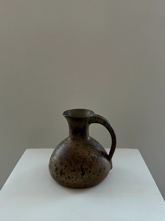 Vintage ceramic jug vase – Rustic (photo 4 of 5)