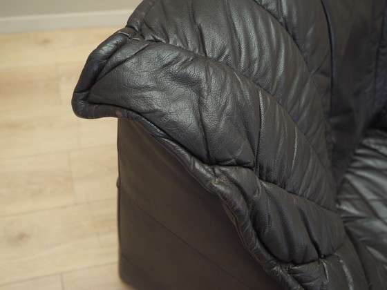 Image 1 of Leren fauteuil, Italiaans ontwerp, jaren 1960, Productie: Italië