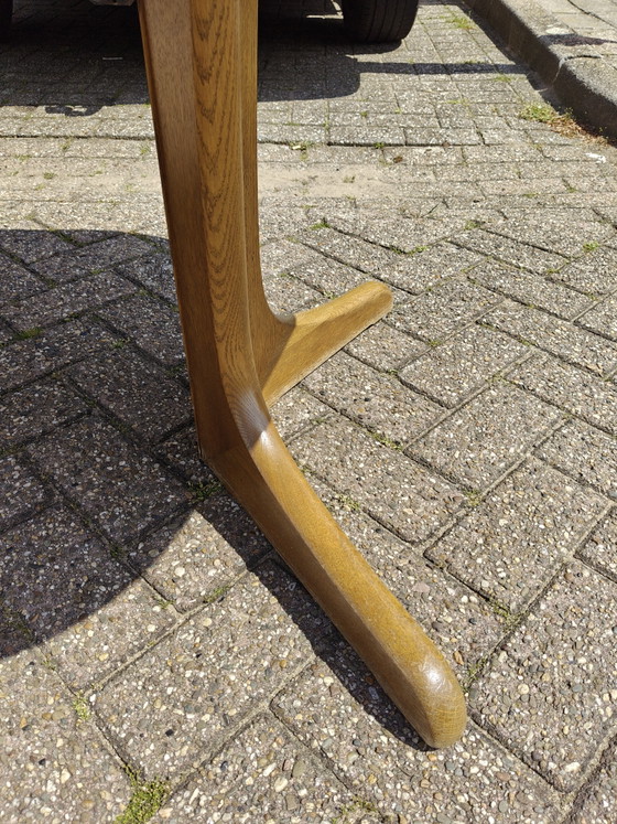 Image 1 of Scandinavian extendable dining table 3.05cm x3 inlay leaves