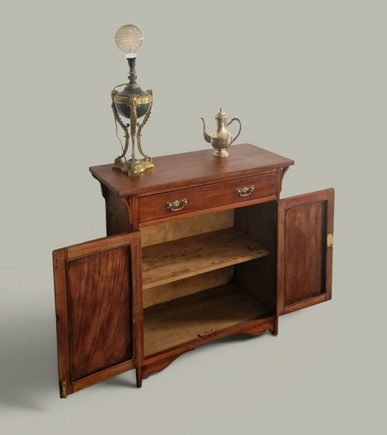 Image 1 of Credenza in mogano firmata Maple & Co - XIX secolo