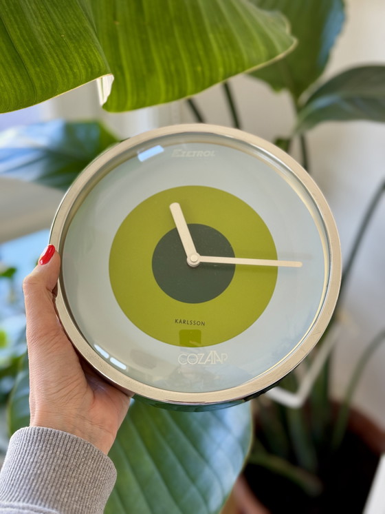 Image 1 of Vintage Karlsson "Target" Clock - postmodern design