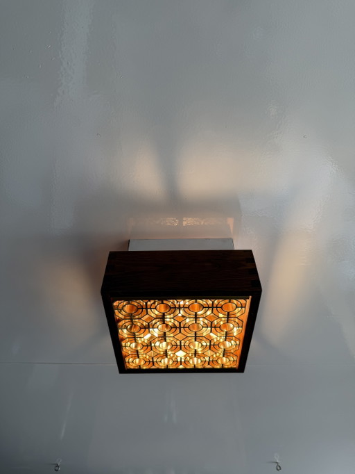 vintage Scandinavië’s plafondlamp uit de jaren 70,