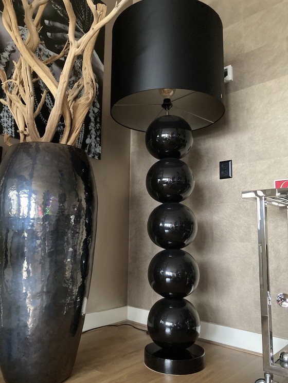 Image 1 of Stout Milano Stehlampe, schwarz, 5 Kugeln, Eric Kuster-Stil