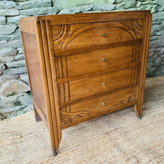 Vintage Art Deco Ladekasten – Hout (photo 4 of 11)