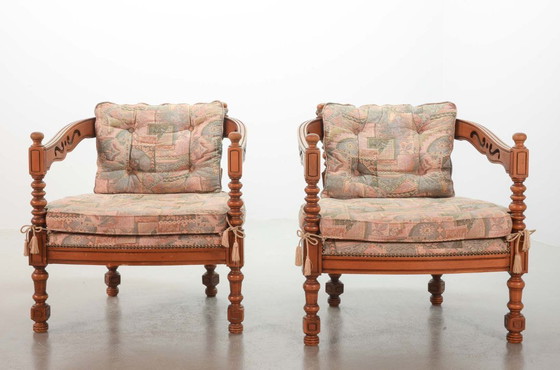 Image 1 of Giorgetti Museo lounge chairs set of 2