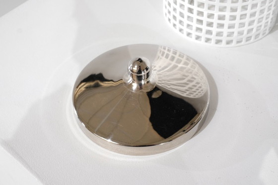 Image 1 of Sucrier De Josef Hoffmann Pour Bieffeplast, Italie, Années 1980