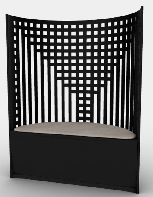 Cassina Willow 1 Armlehnstuhl von Charles Rennie Mackintosh, Cassina gestempelt und nummeriert 2091. Exzellent erhalten,  Sonder