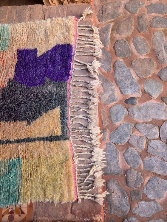 Image 1 of Alfombra Boujaad marroquí abstracta 265 x 160 cm